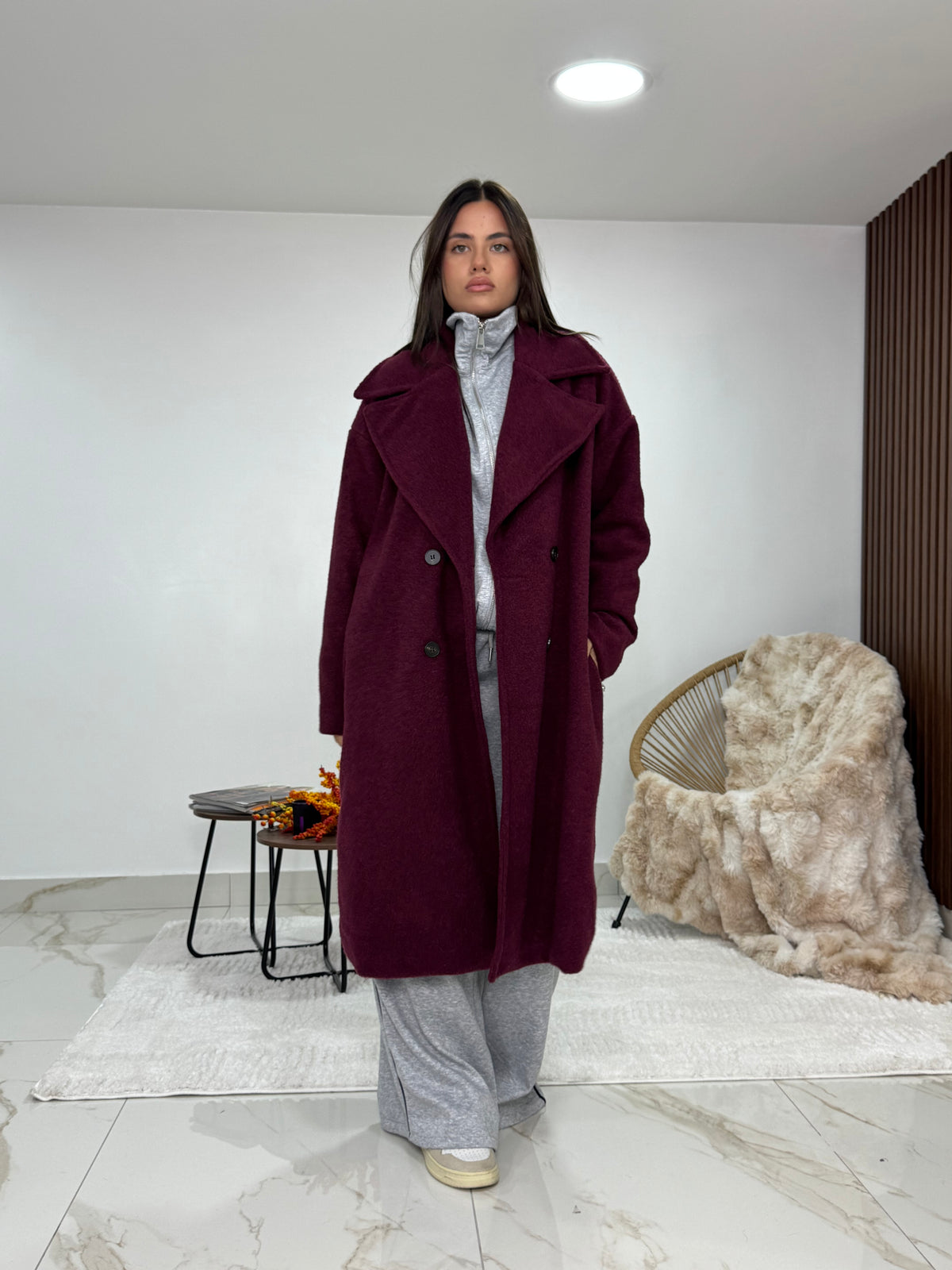 Cappotto Boucle